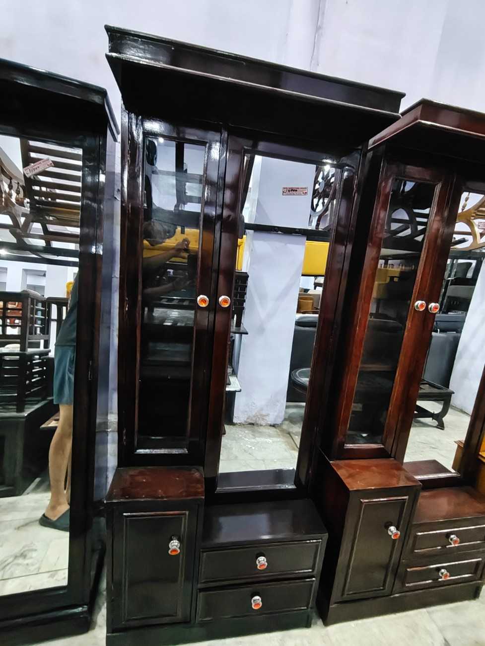 Dual-Tone Wooden Dressing Table - Jain Furniture Ajmer
