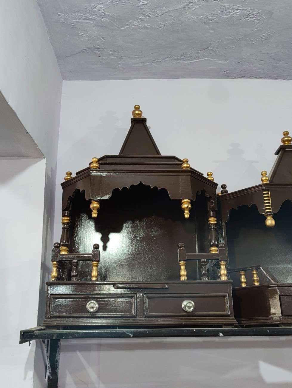 Compact Wall & Table Mandir Model 3 - Jain Furniture Ajmer