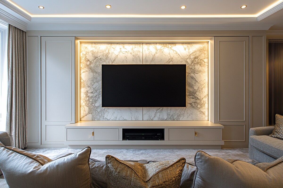 Modern TV Showcase Unit B - Jain Furniture Ajmer